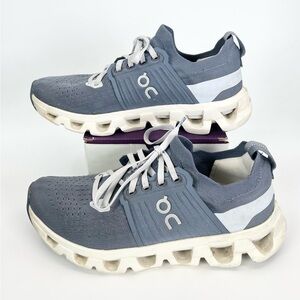 On Women’s CLOUDSWIFT 4 - Blue/White Running Shoes - WOMENS 7.5 - GOOD TREAD